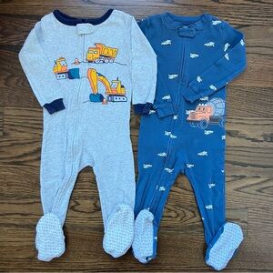 Carter’s Truck Footie Pajamas Bundle, 24M